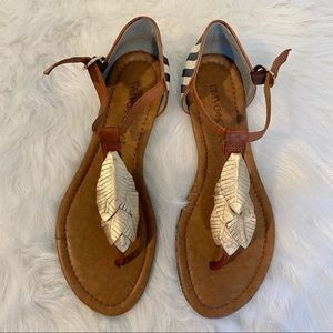 Cravo Cabella flats with blue and white fabric 38